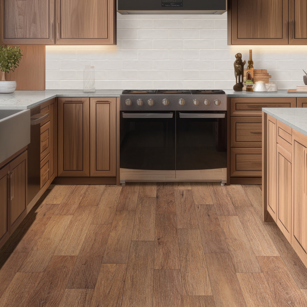 Woodbay 7 in. x 48 in. 5mm 20mil Waterproof Rigid Core Luxury Vinyl Plank Flooring